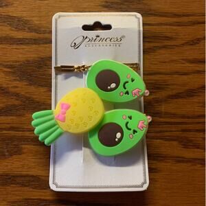 Girls Avocado Pineapple Hair Clip